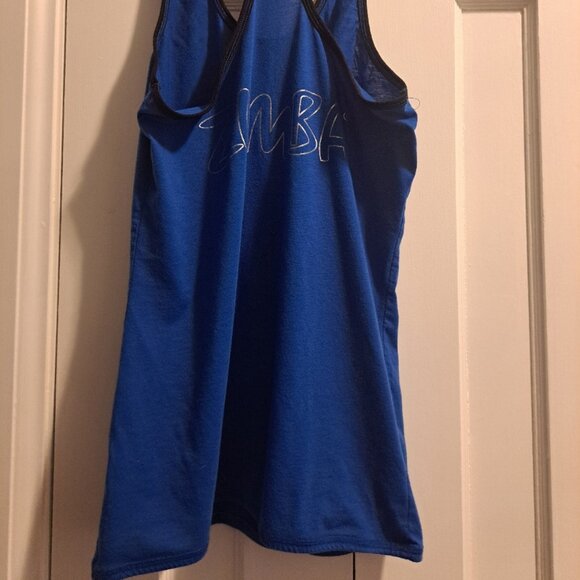 Zumba Tank Top, Small, Blue - Picture 2 of 3